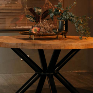 KATRIN Mango Wood and Iron Dining Table