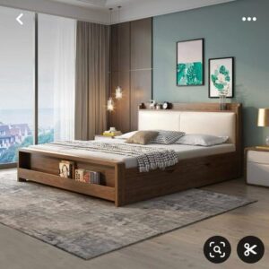 Modern Bedroom Furniture Storage Double Bed Y500